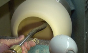 Roughing out a Wooden Bowl
